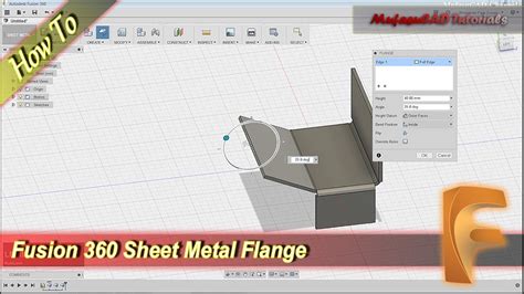 360 sheet metal|fusion 360 flange sheet metal.